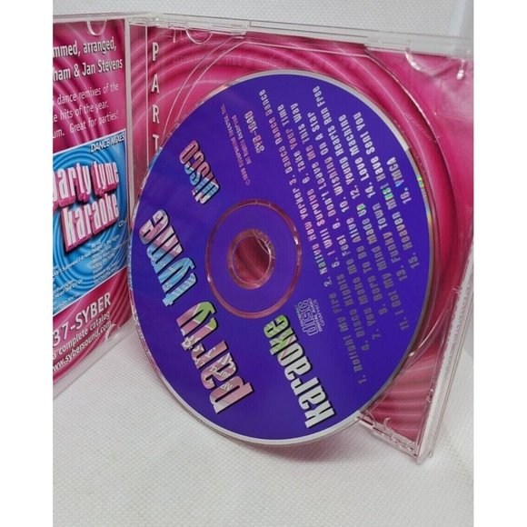 CDB 2005 Party Tyme Disco Karaoke CD+G CD Lyric Booklet Included No Scratches - Picture 11 of 11